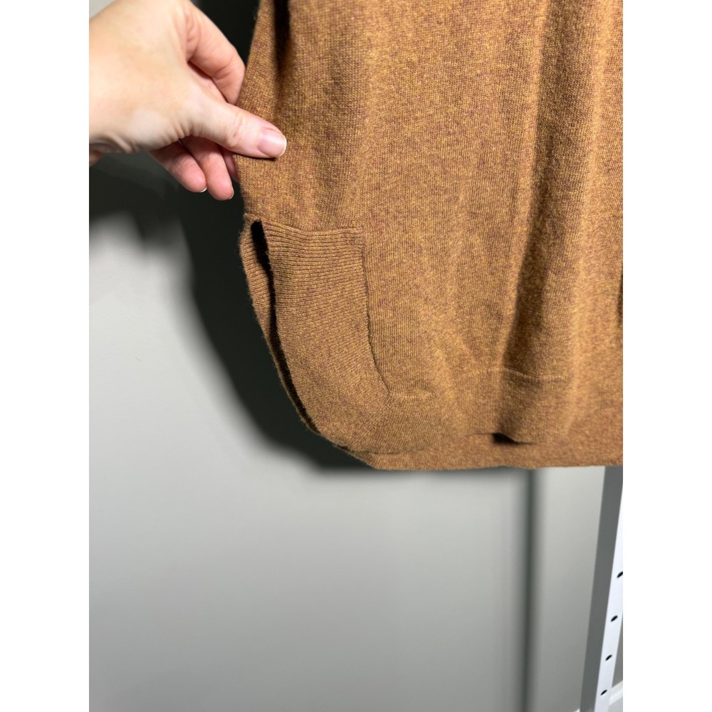 J.Crew XXS Camel Wool Blend Longline Crewneck Sweater - Picture 4 of 7